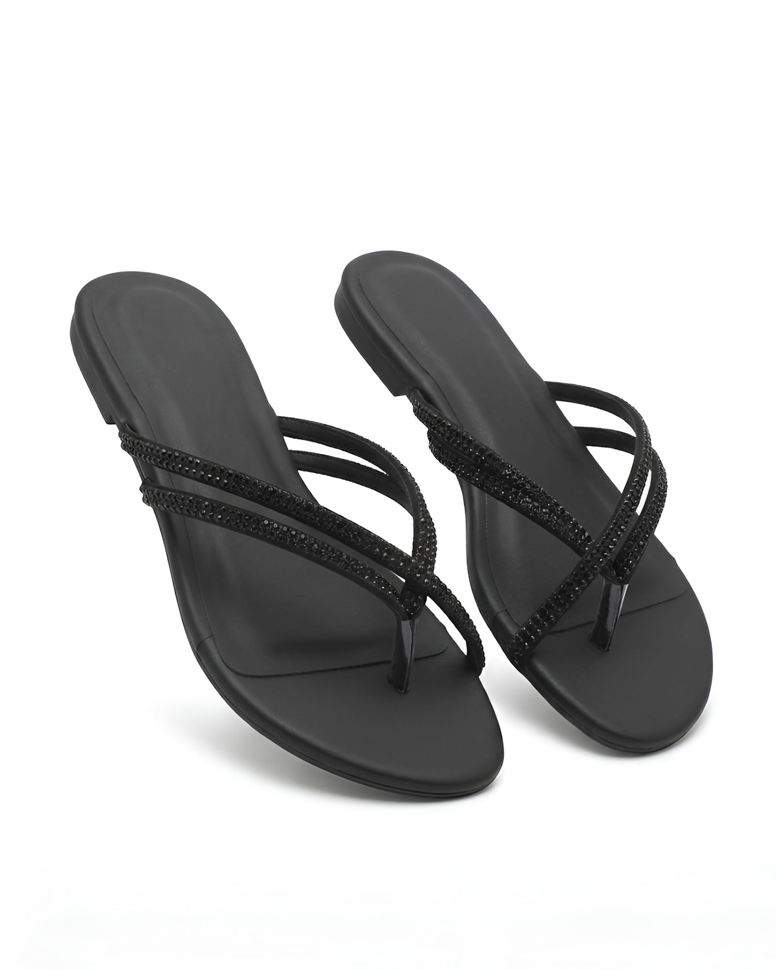 Crystal Strapped Daily Wear Flats